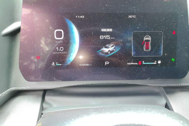 Used Haval DARGO 2021 1.5T DCT Two-Wheel Drive Border Collie Edition Odometer Close Up