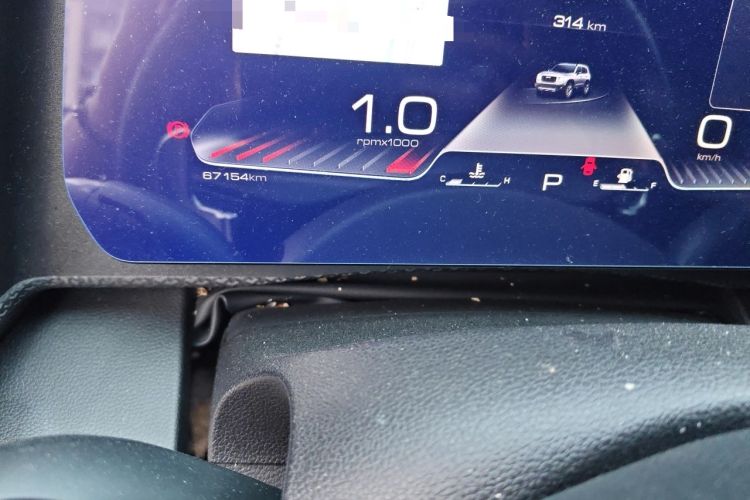 Used Haval DARGO 2021 1.5T DCT Two-Wheel Drive "Wangcai" Edition Odometer Close Up