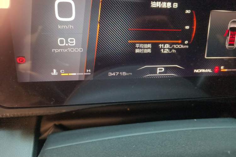 Used Haval DARGO 2021 Revised Version 2.0T DCT Four-Wheel Drive "Hao Tian Que" Edition Odometer Close Up