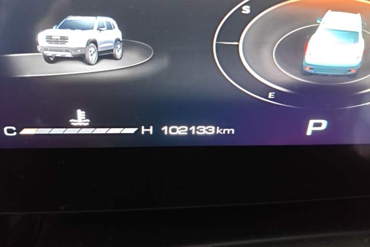 Used Haval DARGO 2021 2.0T DCT Two-Wheel Drive Chinese Mastiff Edition Odometer Close Up