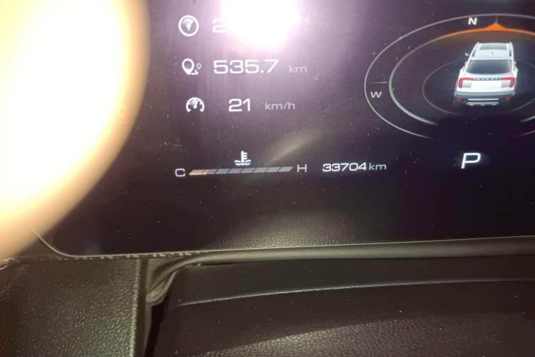 Used Haval DARGO 2021 2.0T DCT 4x4 Chinese Rural Dog Edition Odometer Close Up