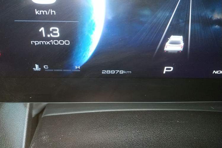 Used Haval DARGO 2021 2.0T DCT All-Wheel-Drive "Hao Tian Quan" Edition Odometer Close Up