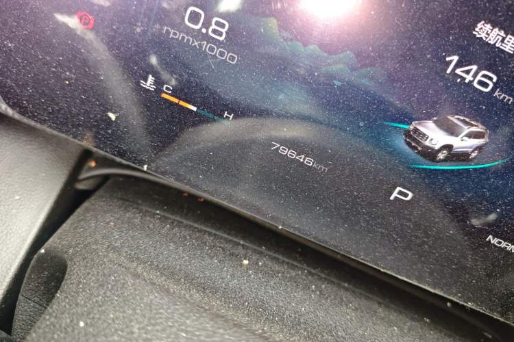 Used Haval DARGO 2021 1.5T DCT Two-Wheel Drive Border Collie Edition Odometer Close Up
