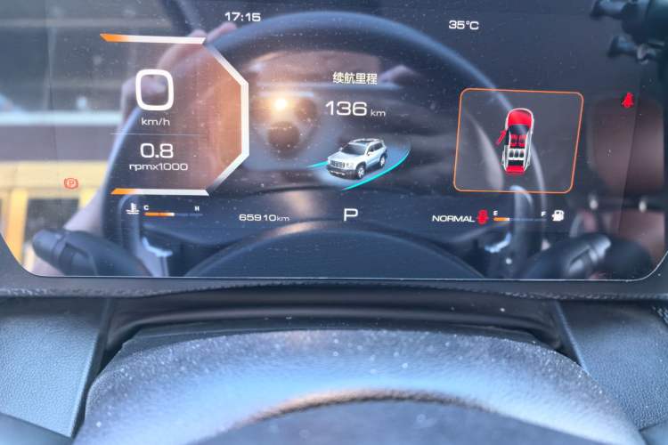 Used Haval DARGO 2021 1.5T DCT Two-Wheel Drive Husky Edition Odometer Close Up