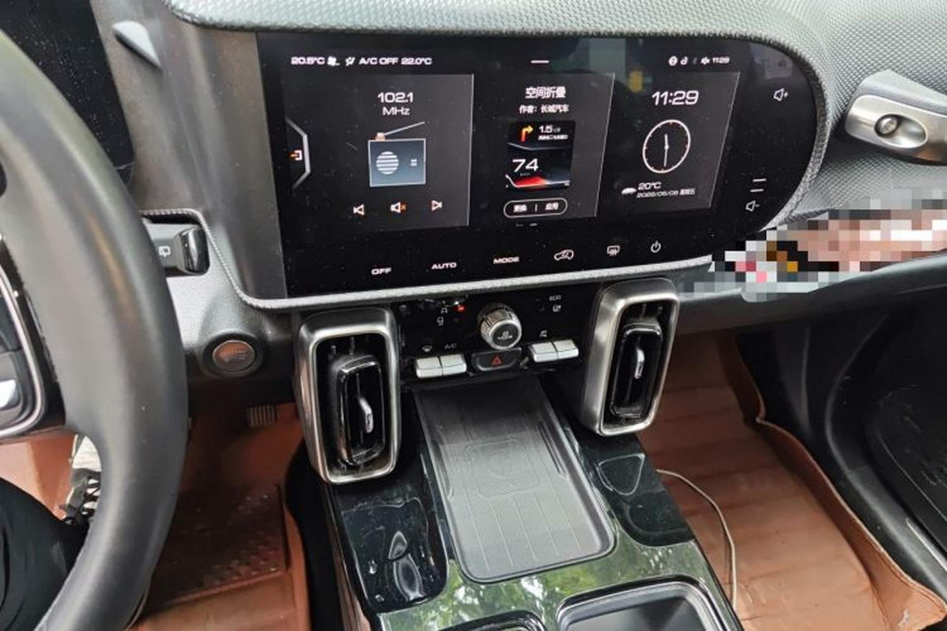 Used Haval DARGO 2021 2.0T DCT Two-Wheel Drive Chinese Mastiff Edition Audio And AC Panel