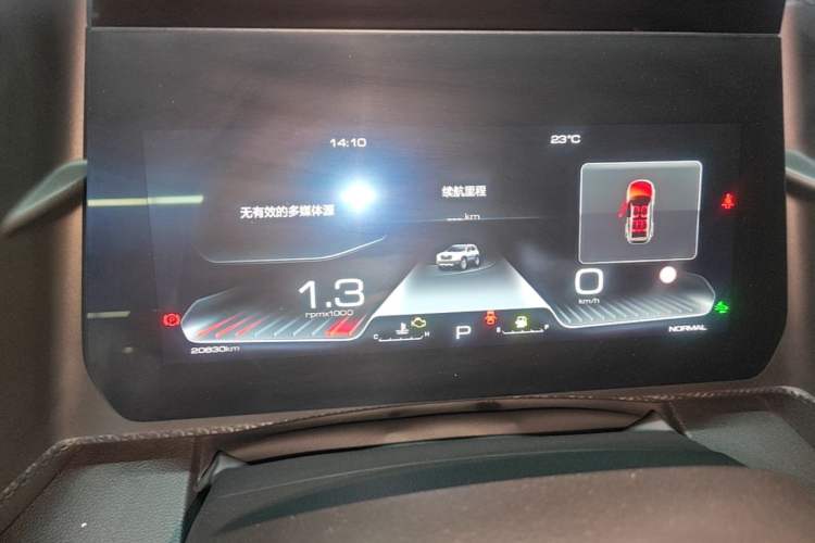 Used Haval DARGO 2021 2.0T DCT 4x4 Chinese Rural Dog Edition Instrument Cluster