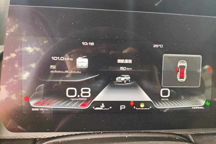 Used Haval DARGO 2021 2.0T DCT 4x4 Chinese Rural Dog Edition Instrument Cluster