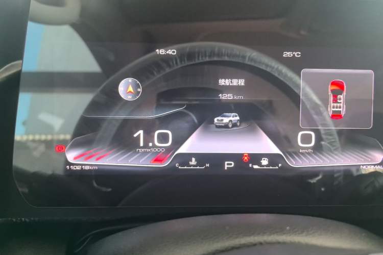 Used Haval DARGO 2021 1.5T DCT Two-Wheel Drive "Mǎquǎn" Edition Instrument Cluster