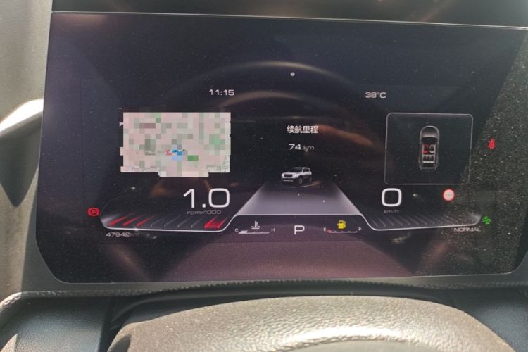 Used Haval DARGO 2021 2.0T DCT All-Wheel-Drive "Hao Tian Quan" Edition Instrument Cluster