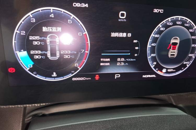 Used Haval DARGO 2021 1.5T DCT Two-Wheel Drive Labrador Edition Instrument Cluster
