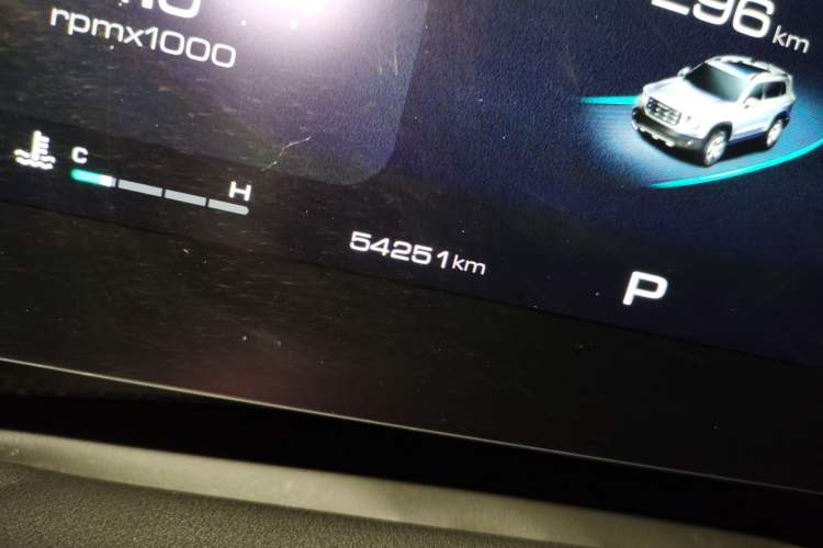 Used Haval DARGO 2021 1.5T DCT Two-Wheel Drive Border Collie Edition Odometer Close Up