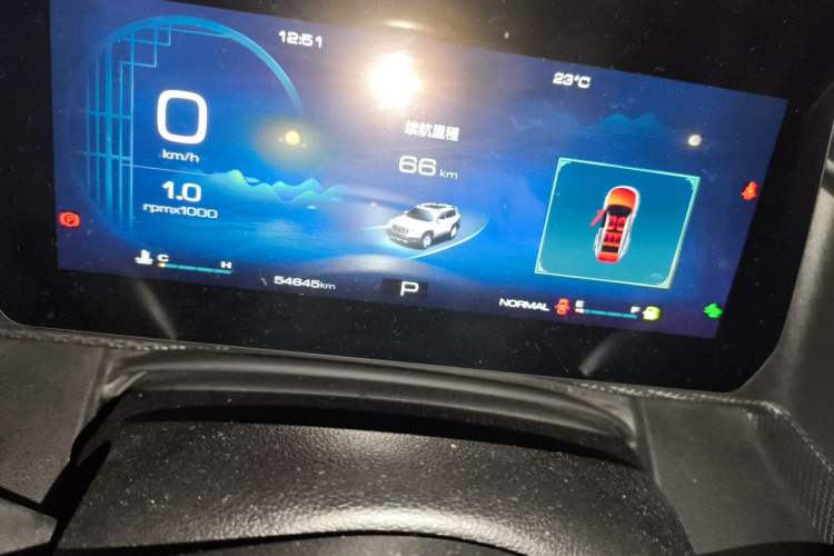 Used Haval DARGO 2021 1.5T DCT Two-Wheel Drive Border Collie Edition Odometer Close Up
