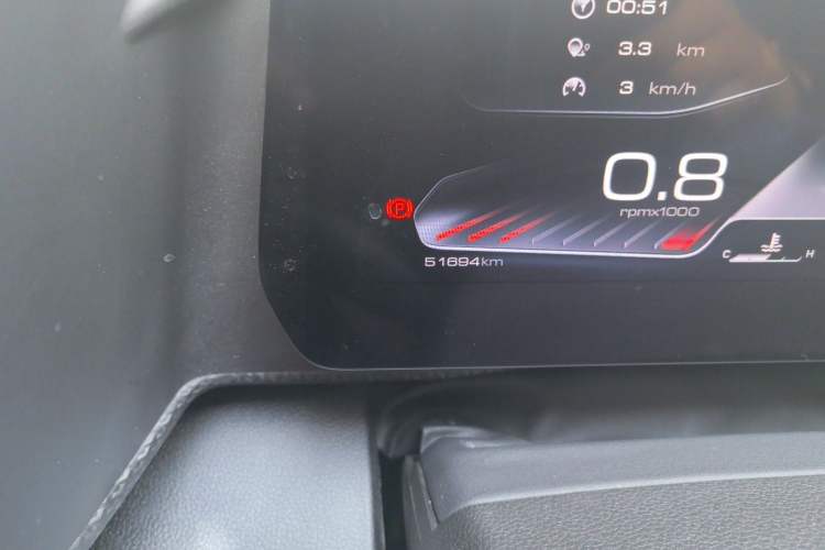 Used Haval DARGO 2021 1.5T DCT Two-Wheel Drive Border Collie Edition Odometer Close Up