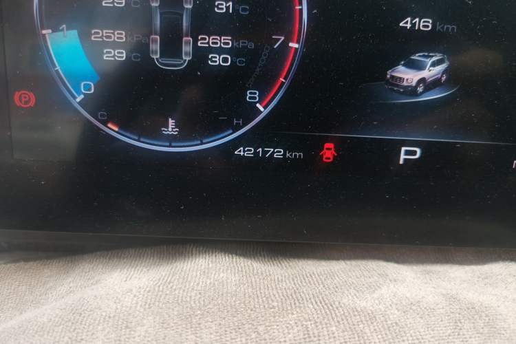 Used Haval DARGO 2021 1.5T DCT Two-Wheel Drive Border Collie Edition Odometer Close Up
