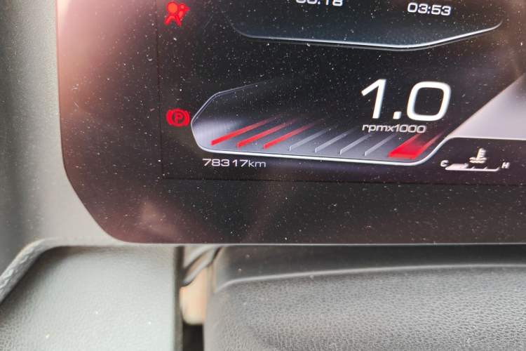 Used Haval DARGO 2021 1.5T DCT Two-Wheel Drive Labrador Edition Odometer Close Up