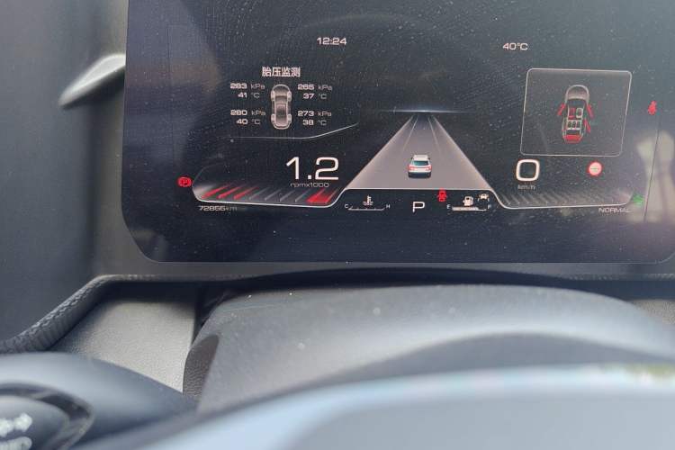 Used Haval DARGO 2021 1.5T DCT Two-Wheel Drive Border Collie Edition Odometer Close Up
