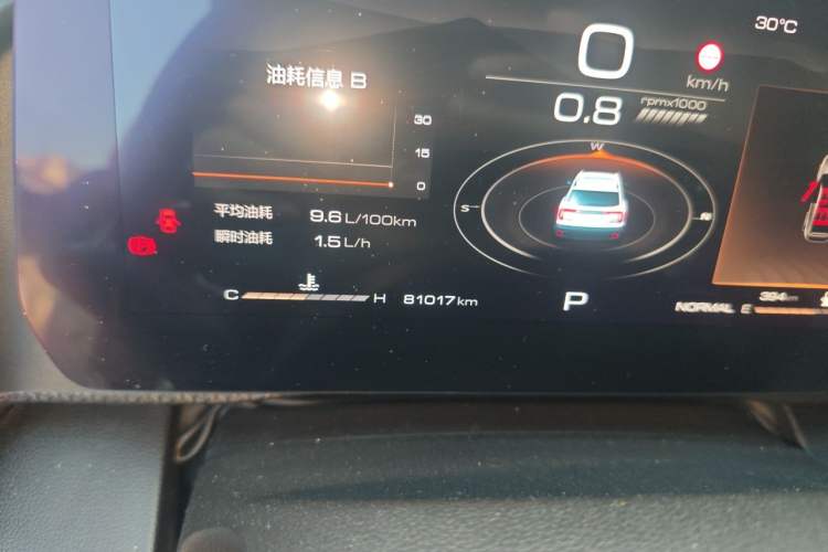 Used Haval DARGO 2021 1.5T DCT Two-Wheel Drive Border Collie - Wangcai Edition Odometer Close Up