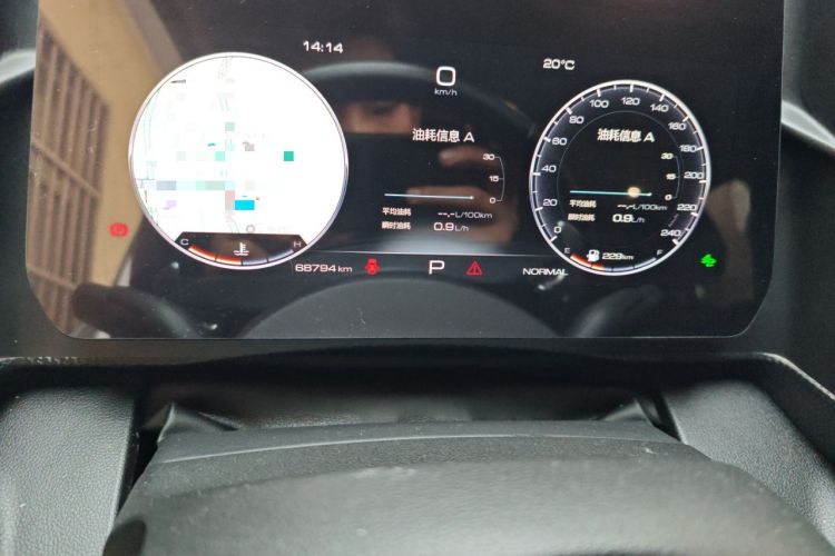 Used Haval DARGO 2021 1.5T DCT Two-Wheel Drive Border Collie Edition Odometer Close Up