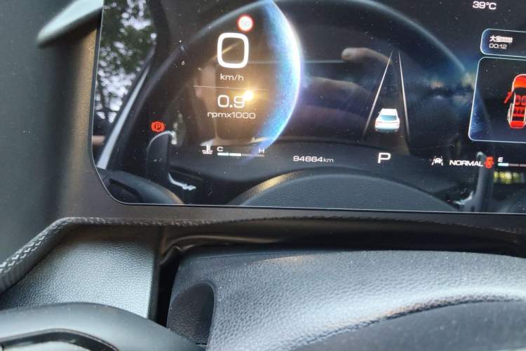 Used Haval DARGO 2021 2.0T DCT Two-Wheel Drive Chinese Mastiff Edition Odometer Close Up