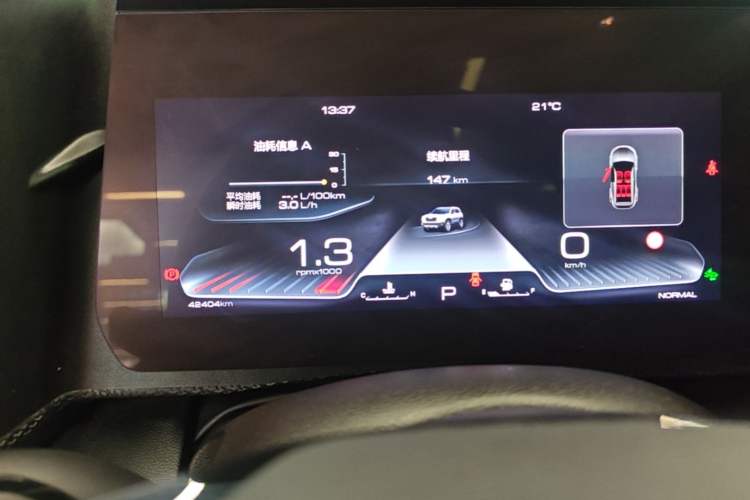 Used Haval DARGO 2021 2.0T DCT 4x4 Chinese Rural Dog Edition Instrument Cluster
