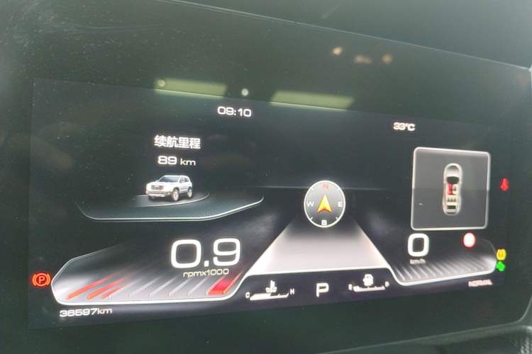 Used Haval DARGO 2021 2.0T DCT 4x4 Chinese Rural Dog Edition Instrument Cluster