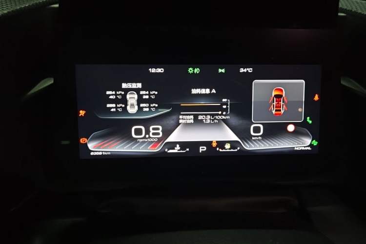 Used Haval DARGO 2021 1.5T DCT Two-Wheel Drive "Mǎquǎn" Edition Instrument Cluster