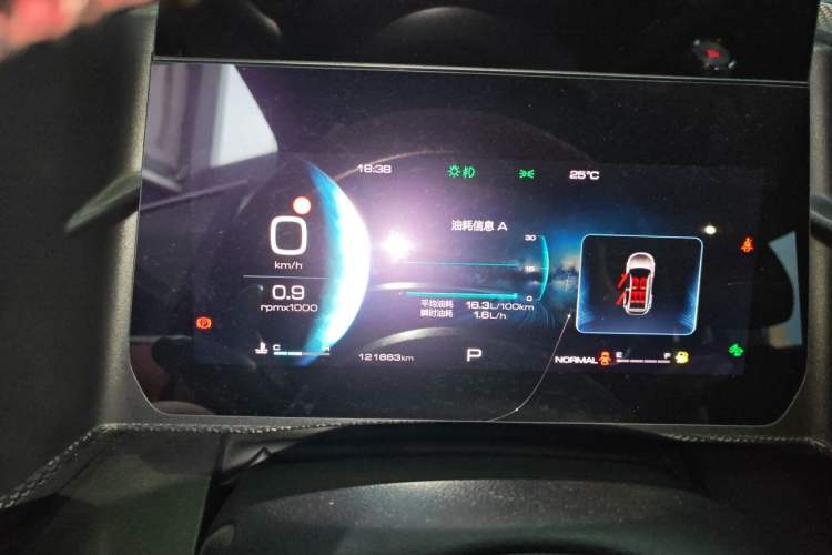 Used Haval DARGO  Odometer Close Up