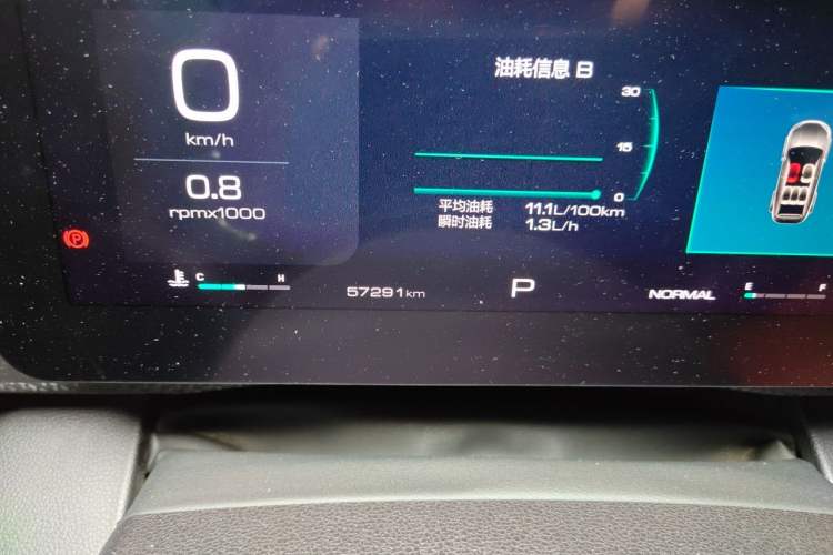 Used Haval DARGO 2021 1.5T DCT Two-Wheel Drive Labrador Edition Odometer Close Up