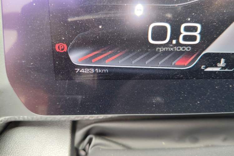 Used Haval DARGO 2021 Revised Version 2.0T DCT Four-Wheel Drive "Hao Tian Que" Edition Odometer Close Up