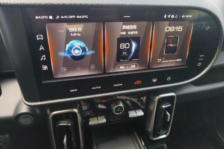 Used Haval DARGO 2022 1.5T DCT Two-Wheel Drive Border Collie Edition Audio And AC Panel