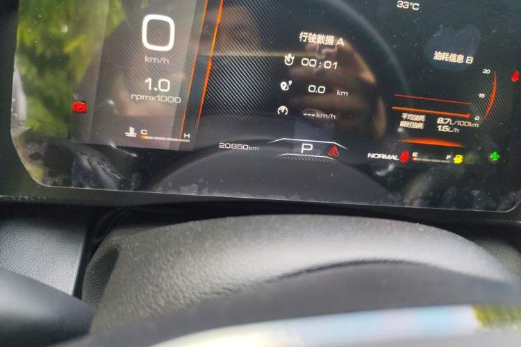 Used Haval DARGO 2022 1.5T DCT Two-Wheel Drive Border Collie Edition Odometer Close Up