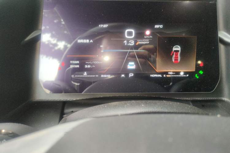 Used Haval DARGO 2022 1.5T DCT Two-Wheel Drive Mastiff Edition Odometer Close Up