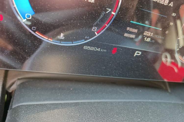 Used Haval DARGO 2022 1.5T DCT Two-Wheel Drive Mastiff Edition Odometer Close Up