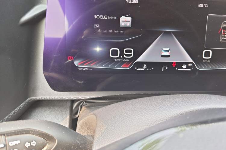 Used Haval DARGO 2022 1.5T DCT Two-Wheel Drive Border Collie Edition Odometer Close Up
