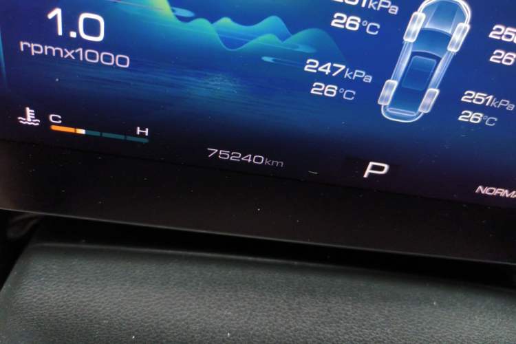 Used Haval DARGO 2022 1.5T DCT Two-Wheel Drive Border Collie Edition Odometer Close Up