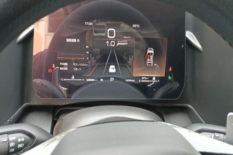 Used Haval DARGO 2022 1.5T DCT Two-Wheel Drive Border Collie Edition Odometer Close Up