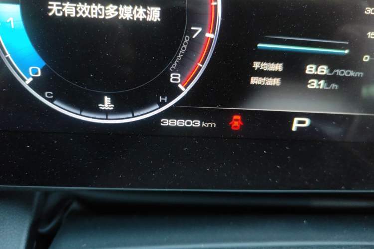 Used Haval DARGO 2022 1.5T DCT Two-Wheel Drive Mastiff Edition Odometer Close Up