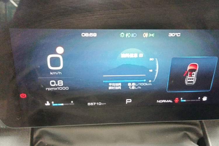 Used Haval DARGO 2022 1.5T DCT Two-Wheel Drive Border Collie Edition Instrument Cluster