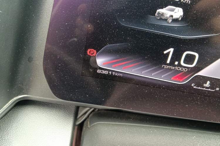 Used Haval DARGO 2022 2.0T DCT 4x4 Chinese Rural Dog Hunting Edition Odometer Close Up