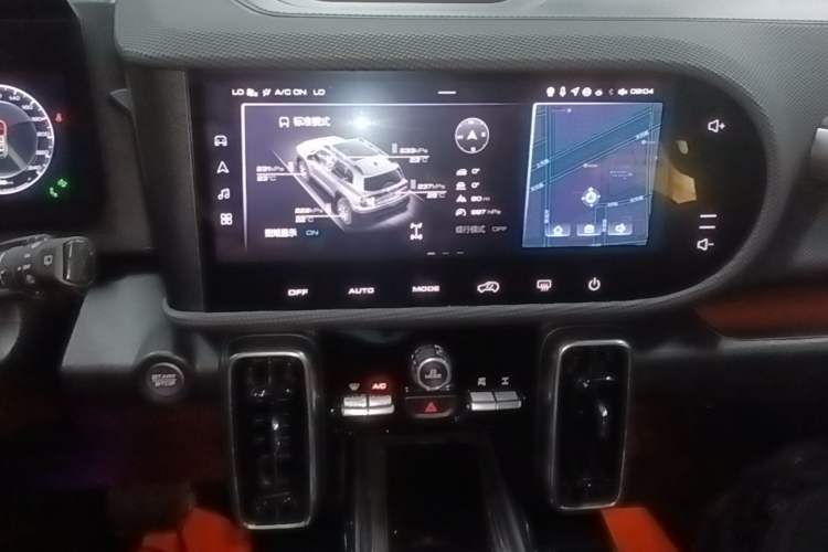 Used Haval DARGO 2022 2.0T DCT 4x4 Xiaotianquan Pursuit Edition Audio And AC Panel
