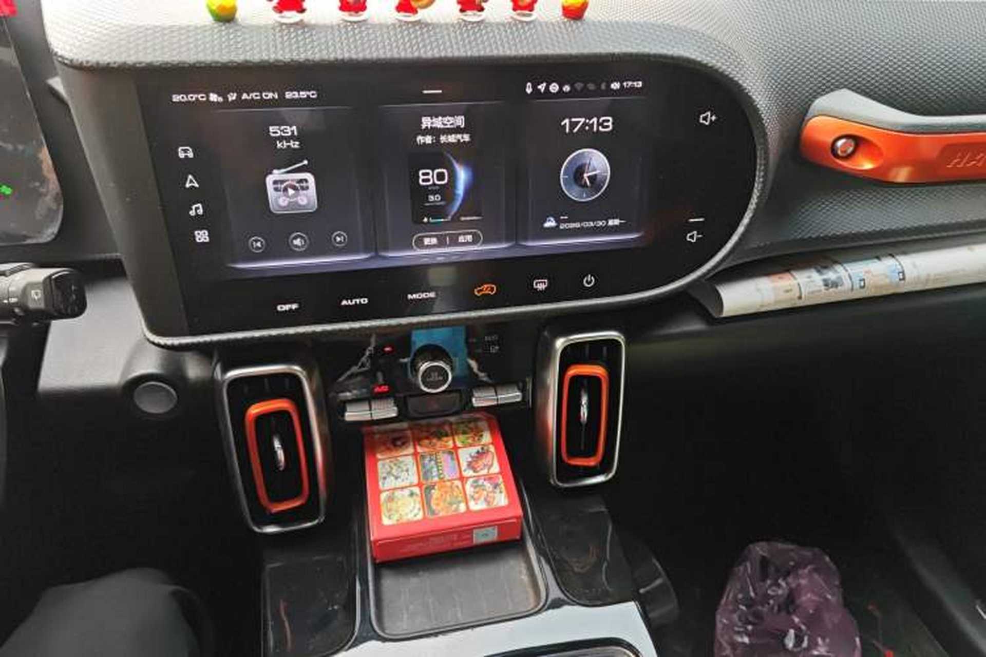 Used Haval DARGO 2022 2.0T DCT Two-Wheel Drive Huazhong Hound Edition Audio And AC Panel