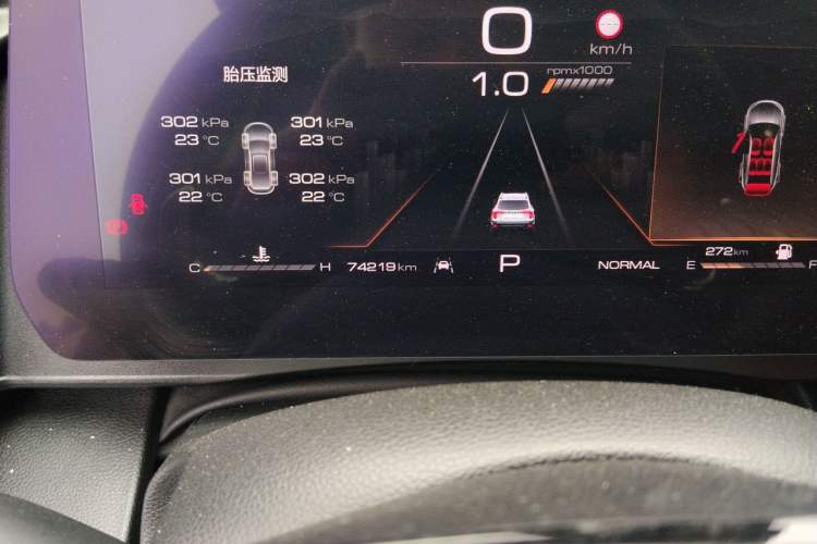 Used Haval DARGO 2022 2.0T DCT 4x4 Xiaotianquan Pursuit Edition Odometer Close Up