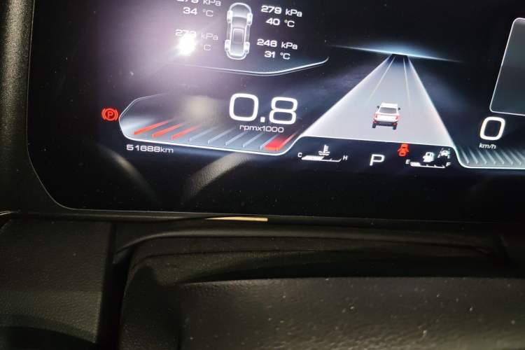 Used Haval DARGO 2022 2.0T DCT 4x4 Xiaotianquan Pursuit Edition Odometer Close Up
