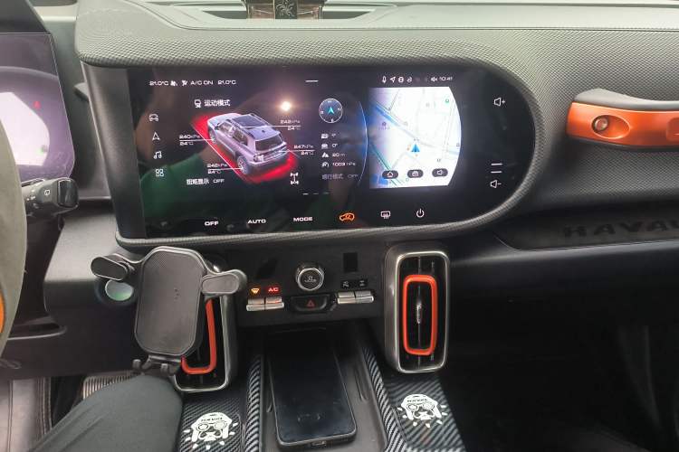 Used Haval DARGO 2022 2.0T DCT 4x4 Chinese Rural Dog Hunting Edition Audio And AC Panel
