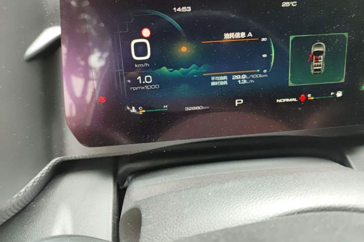 Used Haval DARGO 2022 1.5T DCT Two-Wheel Drive Border Collie Edition Odometer Close Up