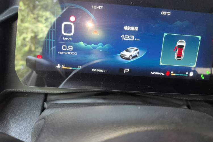 Used Haval DARGO 2022 2.0T DCT All-Wheel-Drive Xiaotianque Version Odometer Close Up