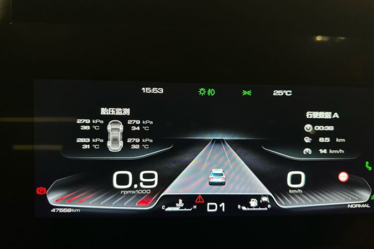 Used Haval DARGO 2022 2.0T DCT All-Wheel-Drive Xiaotianque Version Odometer Close Up