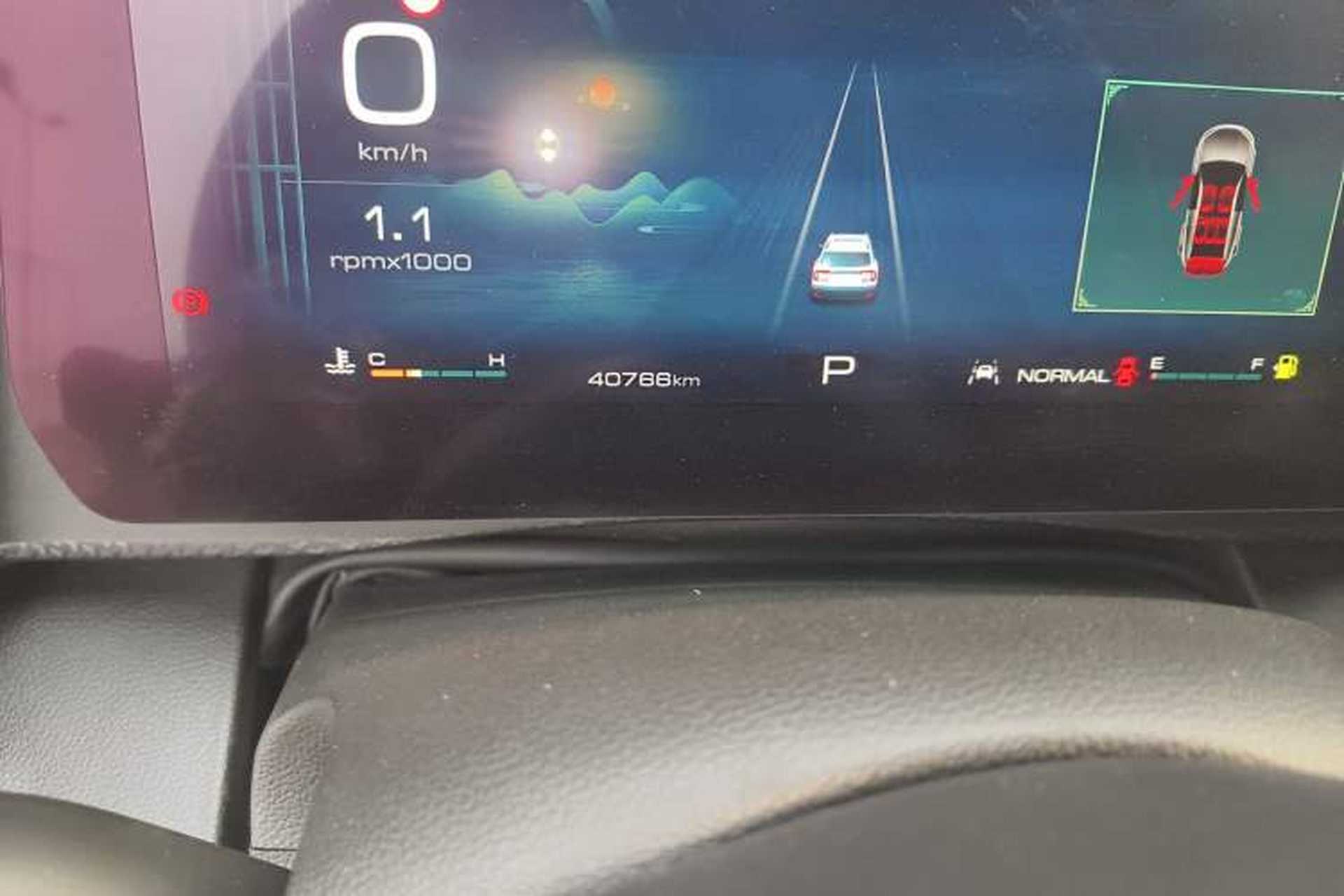 Used Haval DARGO 2022 1.5T DCT Two-Wheel Drive Mastiff Edition Odometer Close Up
