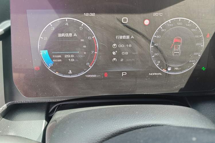Used Haval DARGO 2024 1.5T DCT Border Collie Edition Odometer Close Up