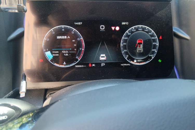 Used Haval DARGO 2024 1.5T DCT Border Collie Edition Odometer Close Up